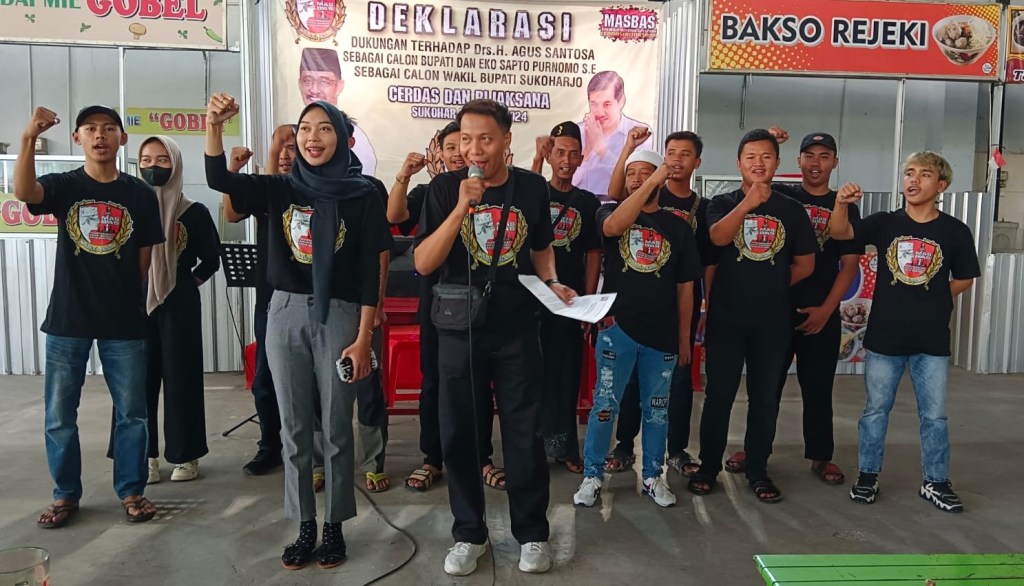 Mas Bas Deklarasi Dukung Agus Santosa-Sapto Maju Pilbup&nbsp;Sukoharjo