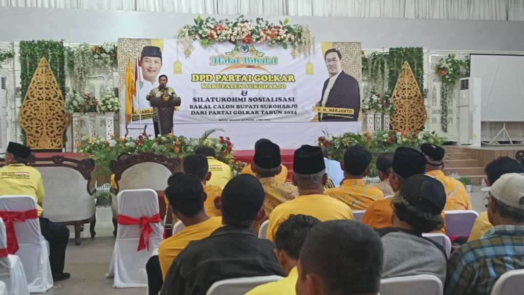 Pengurus DPD Golkar Sosialisasikan Sosok Harjanto Bakal Calon Bupati&nbsp;Sukoharjo
