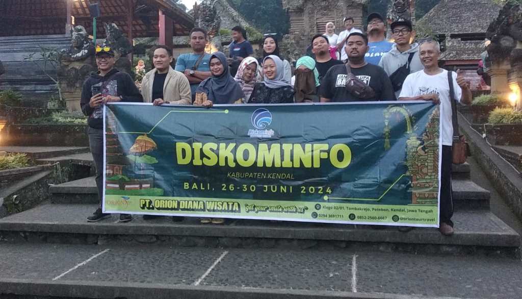 Diskominfo bersama Forum Wartawan Kendal Study Banding di Desa Penglipuran Kabupaten Bangli, Ini&nbsp;Hasilnya…
