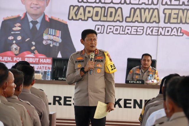 Kapolda Jateng Kunjungan Kerja Ke Polres&nbsp;Kendal